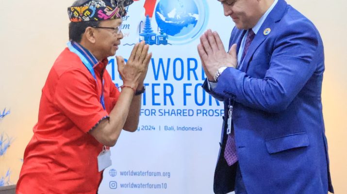 Honorary President World Water Council dari Brazil Terkesan Dengarkan Pidato Gubernur Bali ‘Memuliakan Air Melalui Upakara Tumpek Uye’