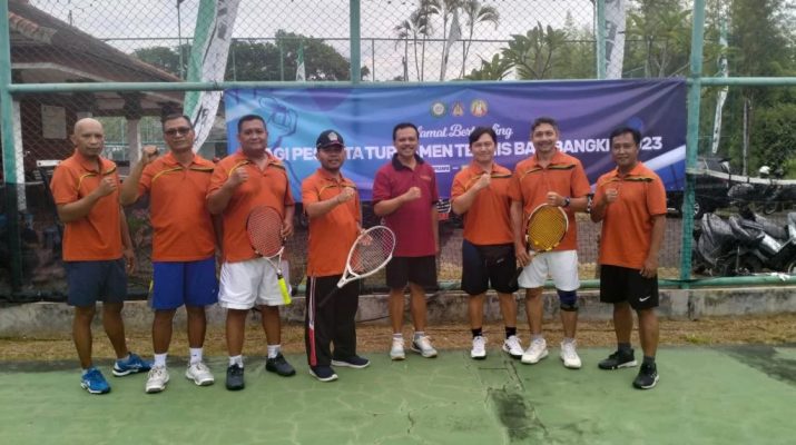 Sekda Provinsi Bali Buka Turnamen Tennis Lapangan Bapor KORPRI Bali Tahun 2023