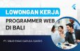 LOWONGAN KERJA PROGRAMMER WEB DAN OPERATOR