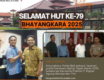 Flashback 2015: Polda Bali Pelopor Pelayanan Berbasis Digital, Gebrakan Bareng Agung Gempa