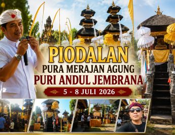Piodalan Pura Merajan Agung Puri Andul Jembrana Digelar 5–8 Juli 2026
